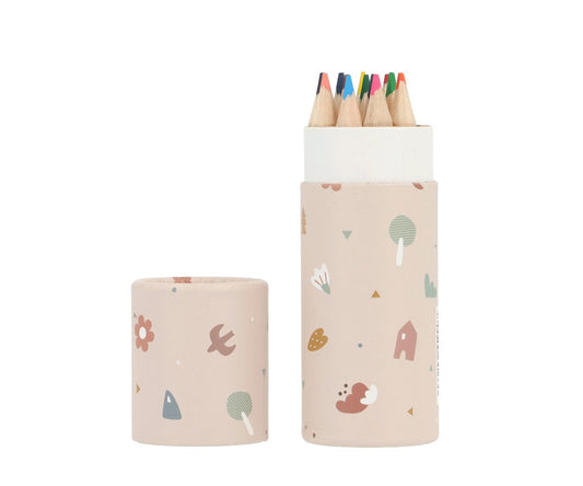 Tubo 12 lápis cor - Geometric Nature