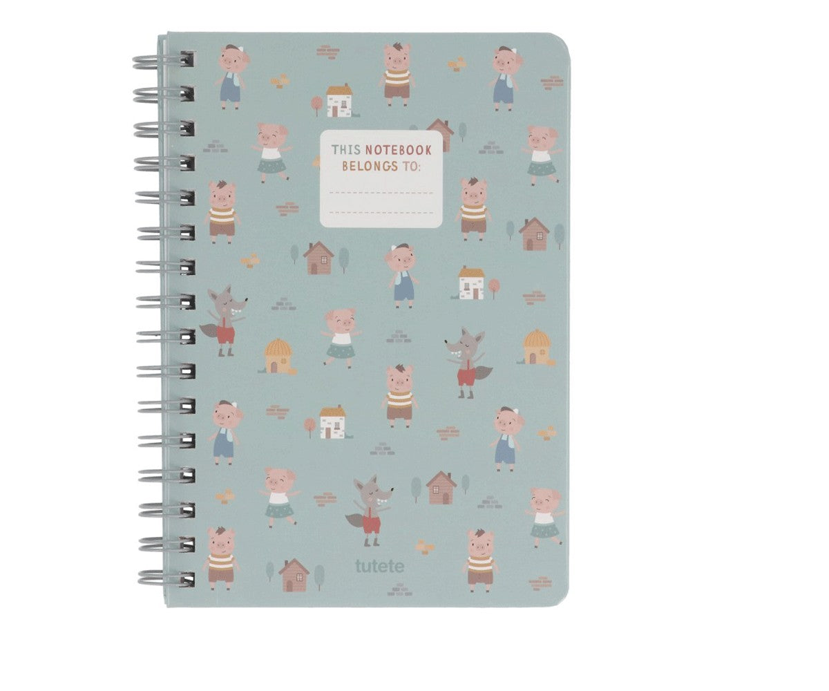 Caderno A5 - The Three Little Pigs