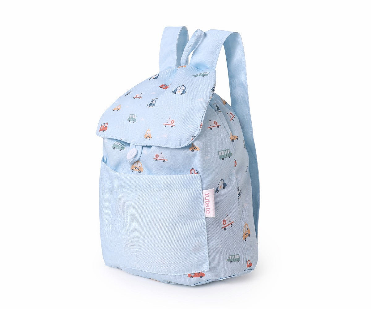 Mochila pequena tecido - City Cars