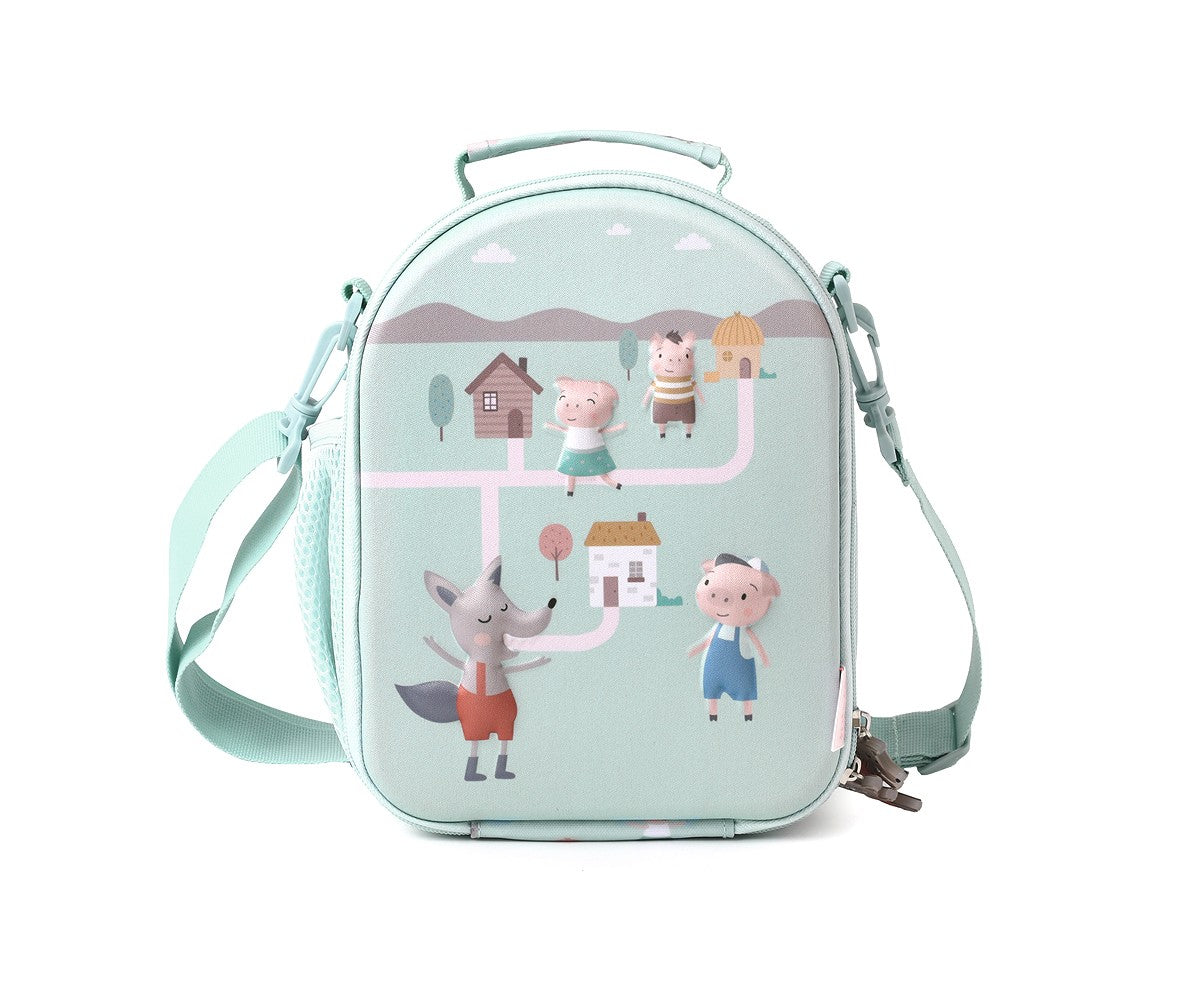 Lancheira Térmica 3D - The Three Little Pigs