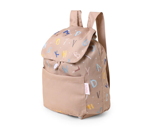 Mochila pequena tecido - Funny Letters