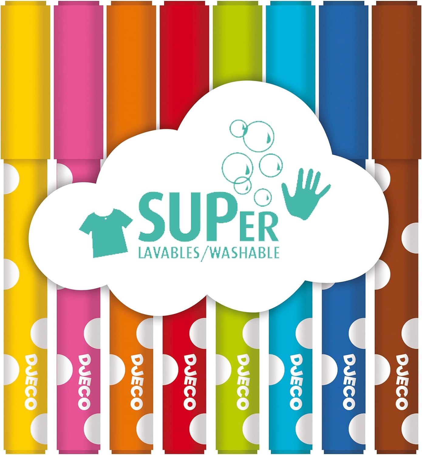 8 Marcadores Laváveis