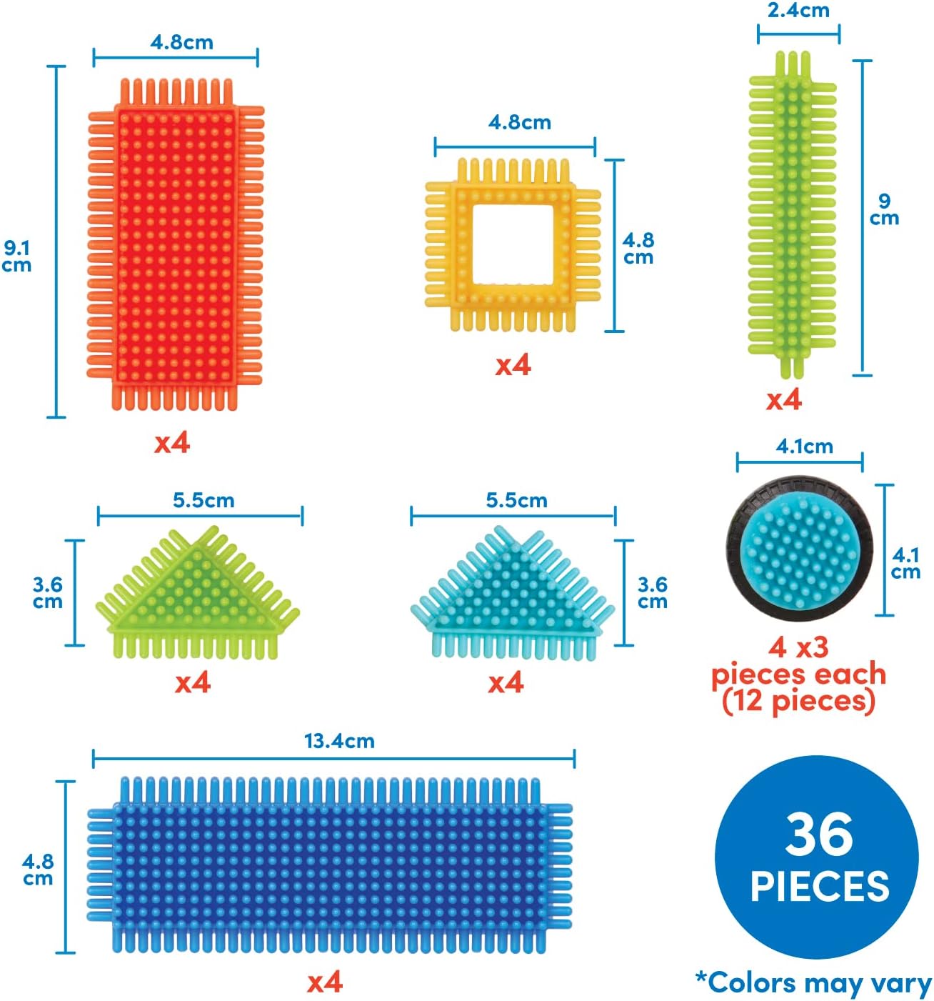 Bristle Blocks - 36 peças