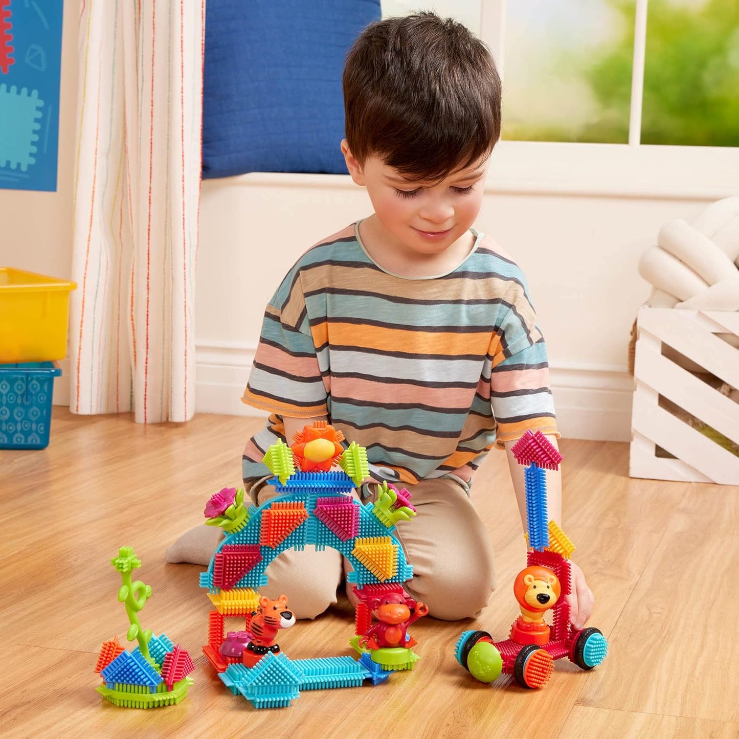 Battat Bristle Blocks - Jungle Adventures 54 peças