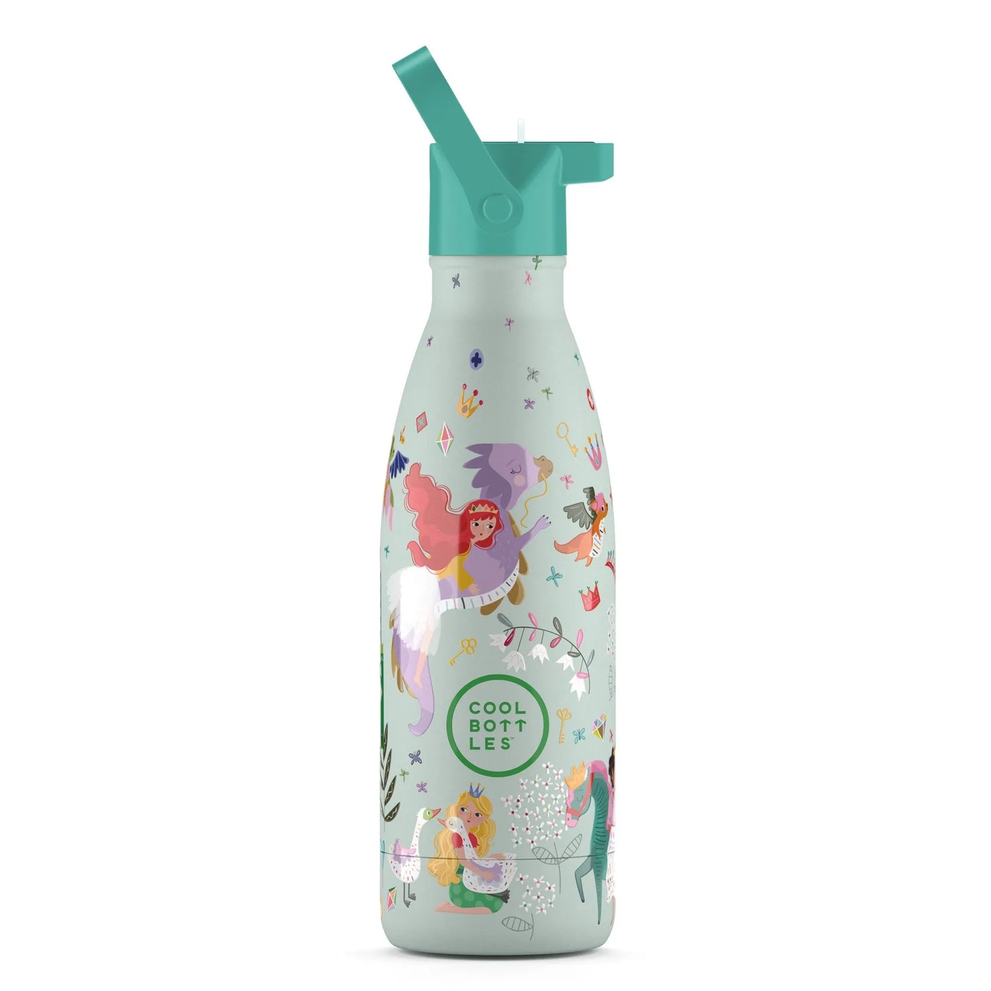 Cool Bottles - Garrafa Térmica 350ml - Princess Kingdom