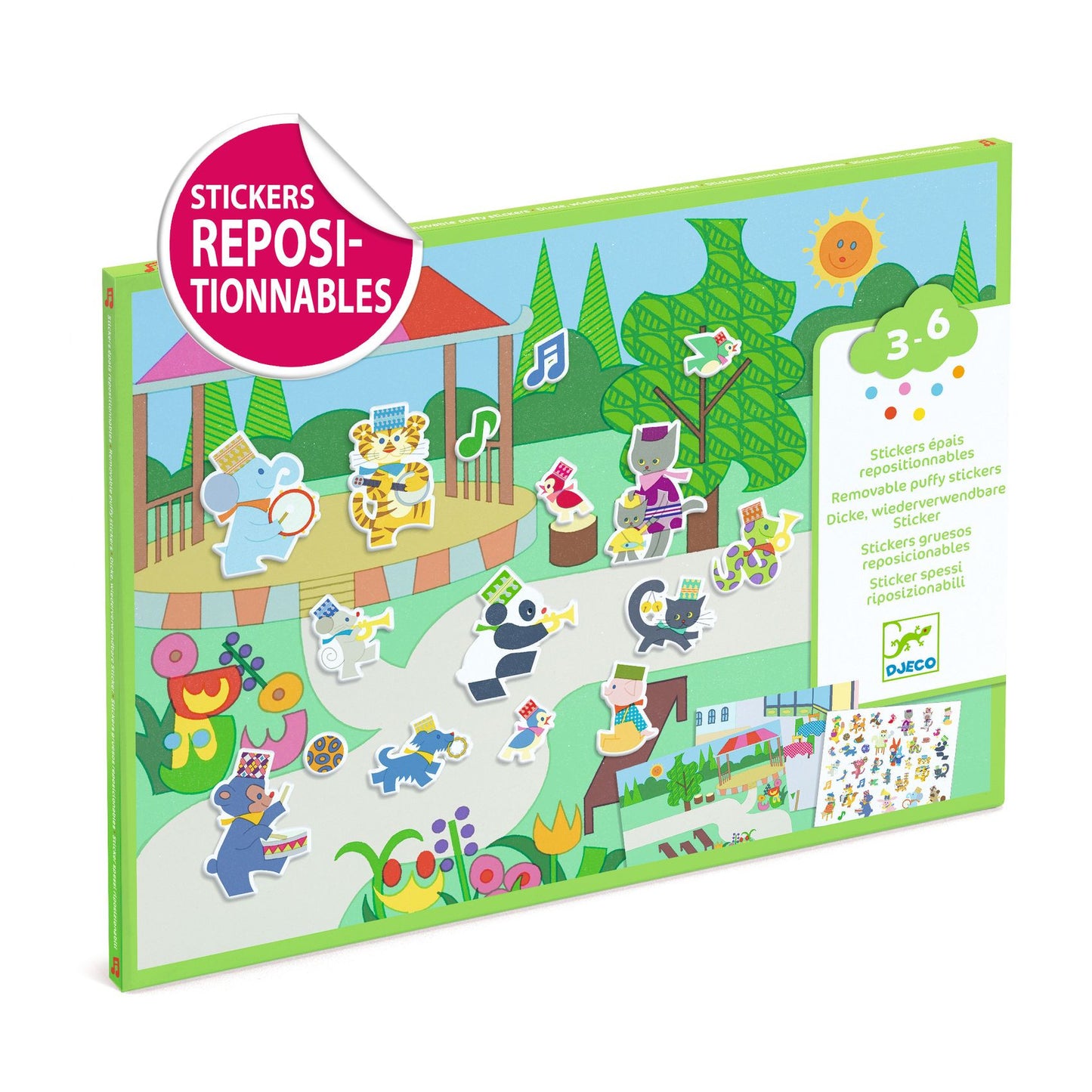 Autocolantes Reutilizáveis - Feira | Djeco