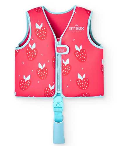 Colete Flutuador Aprendizagem - Strawberries | BT BOX