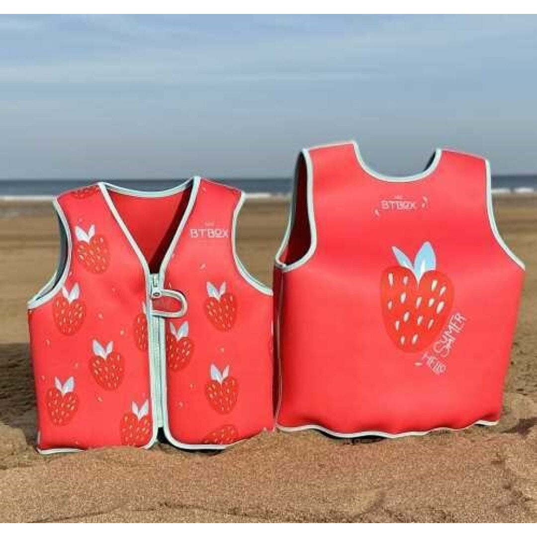 Colete Flutuador Aprendizagem - Strawberries | BT BOX