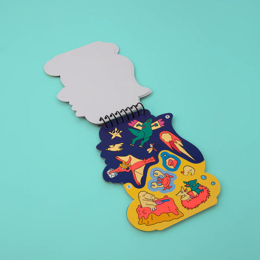 Super Livro de Autocolantes e Colorir - Dino | OMY