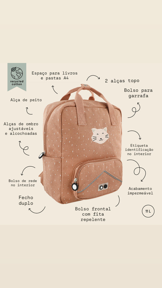 Mochila Escolar - Mr. Mrs. Cat | Trixie