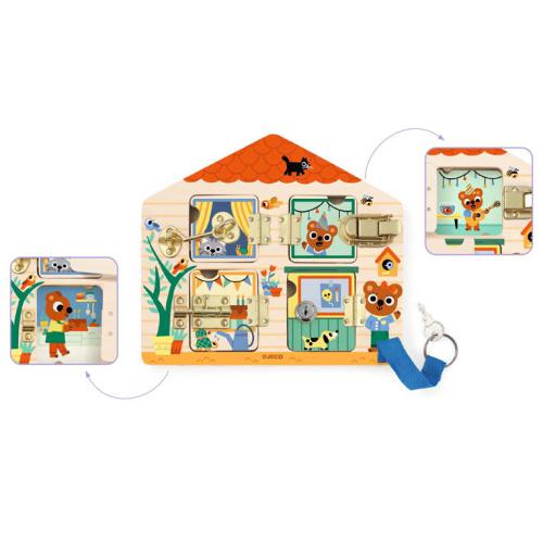 Jogo de Destreza Manual - "Cabanalock" Abrir Fechaduras | Djeco