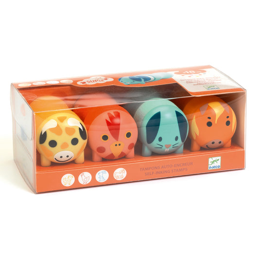 Carimbos Infantil - Animais da Quinta  | Djeco