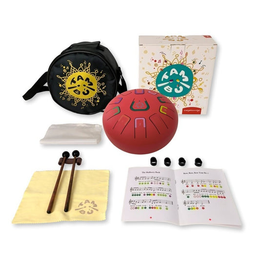 Tambú - 8" 11 Notas - Vermelho Mate