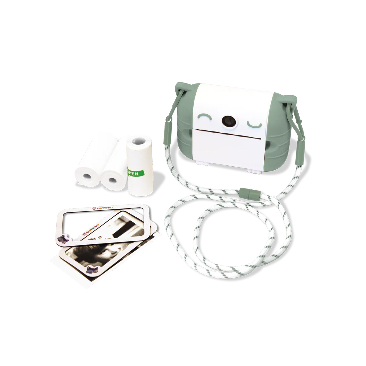 Máquina Fotográfica c/ Impressão - Kidyprint Verde
