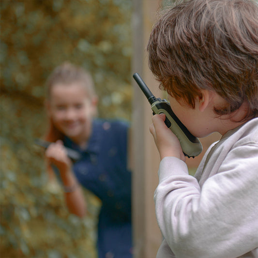 Walkie Talkie Kidytalk - Azul/Vermelho - Kidywolf