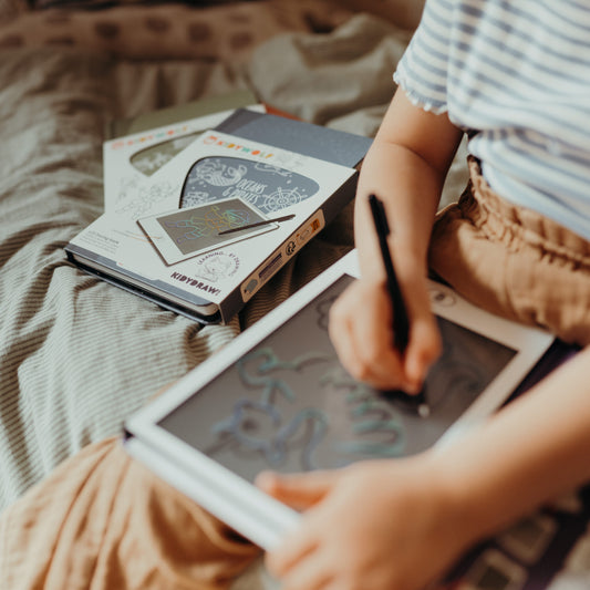 Tablet de Desenho C/ Ilustrações - Kidydraw Mini - Oceanos