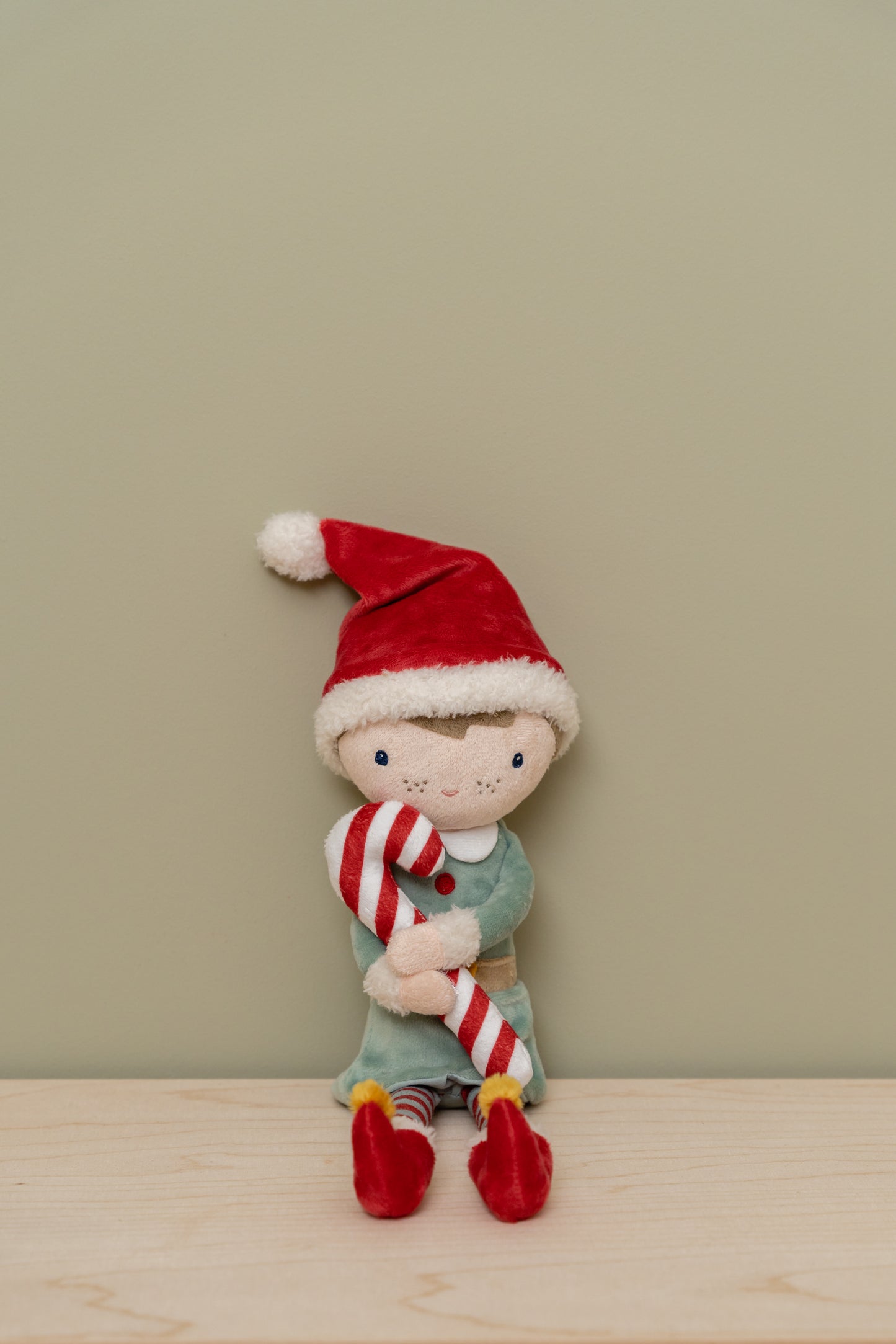 Boneco de Pano Jim - Elfo de Natal - 35 CM