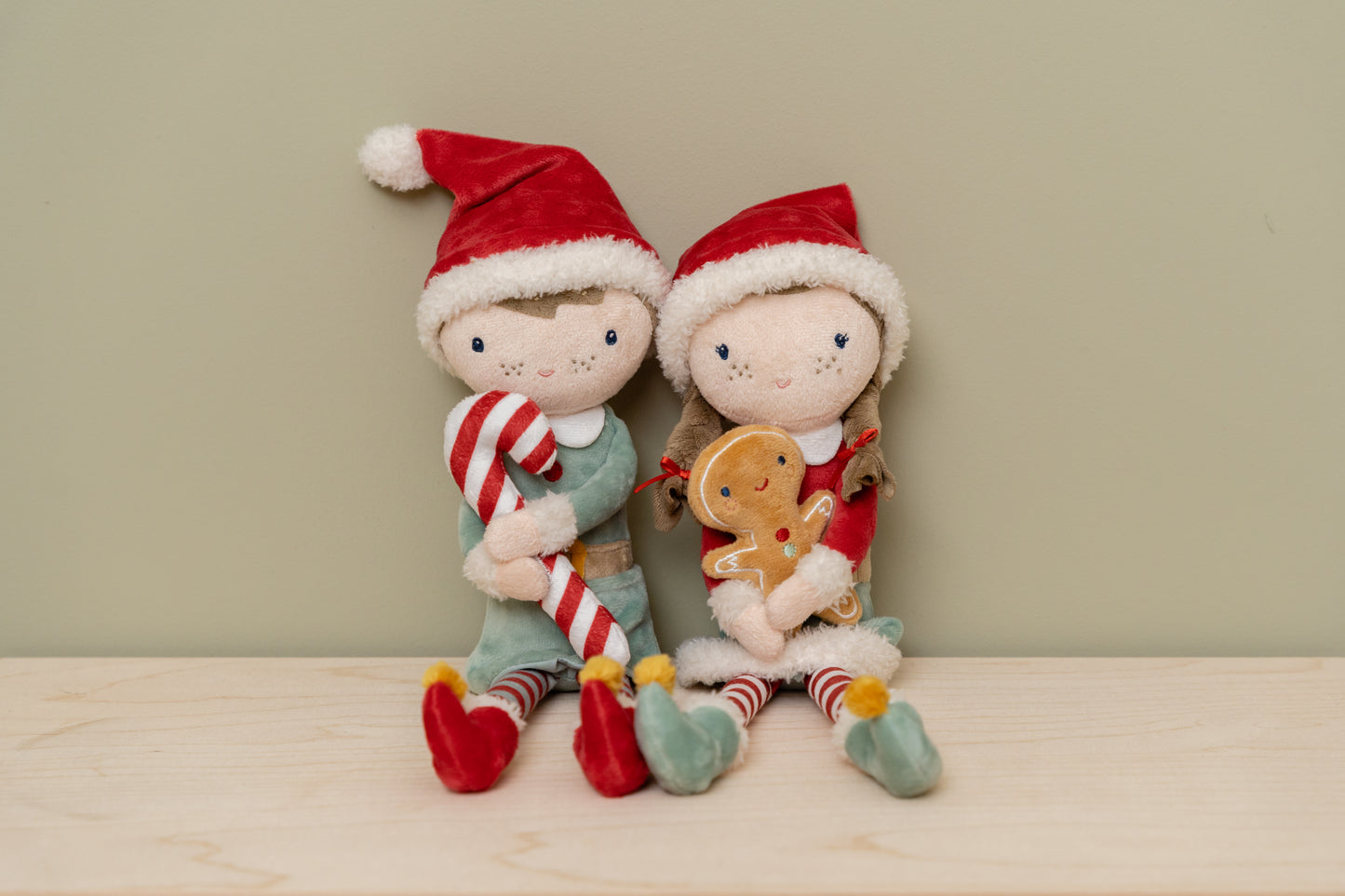 Boneco de Pano Jim - Elfo de Natal - 35 CM