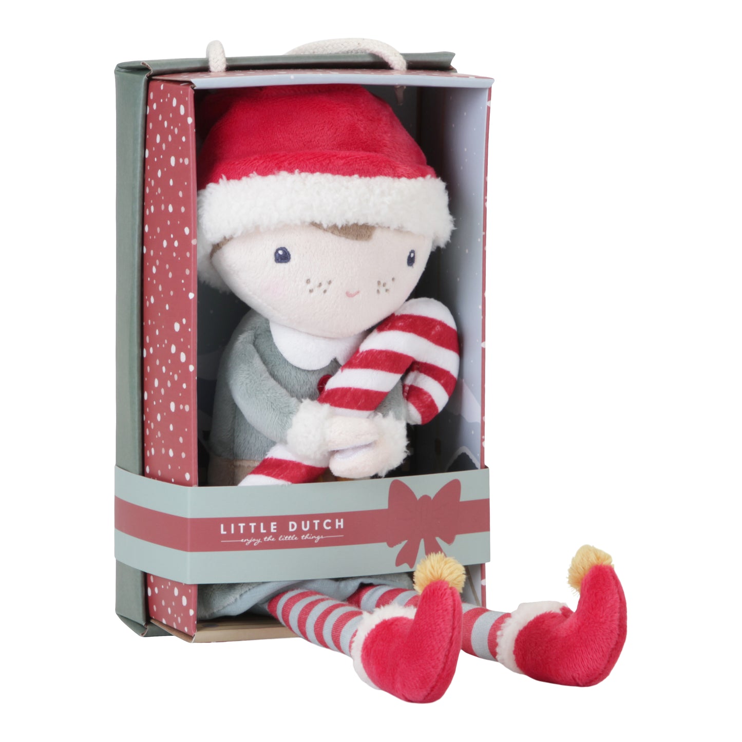 Boneco de Pano Jim - Elfo de Natal - 35 CM