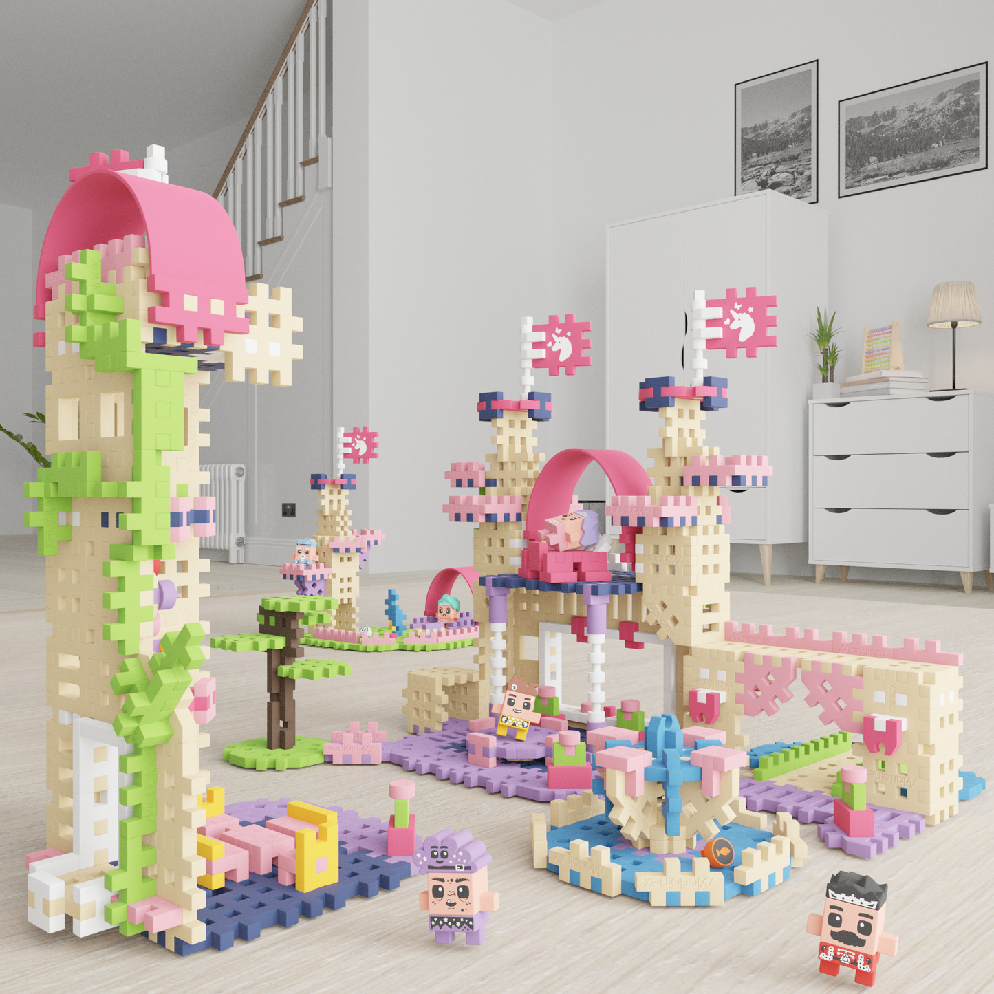 Marioinex - Mini Waffle Princesa - A Torre da Fantasia