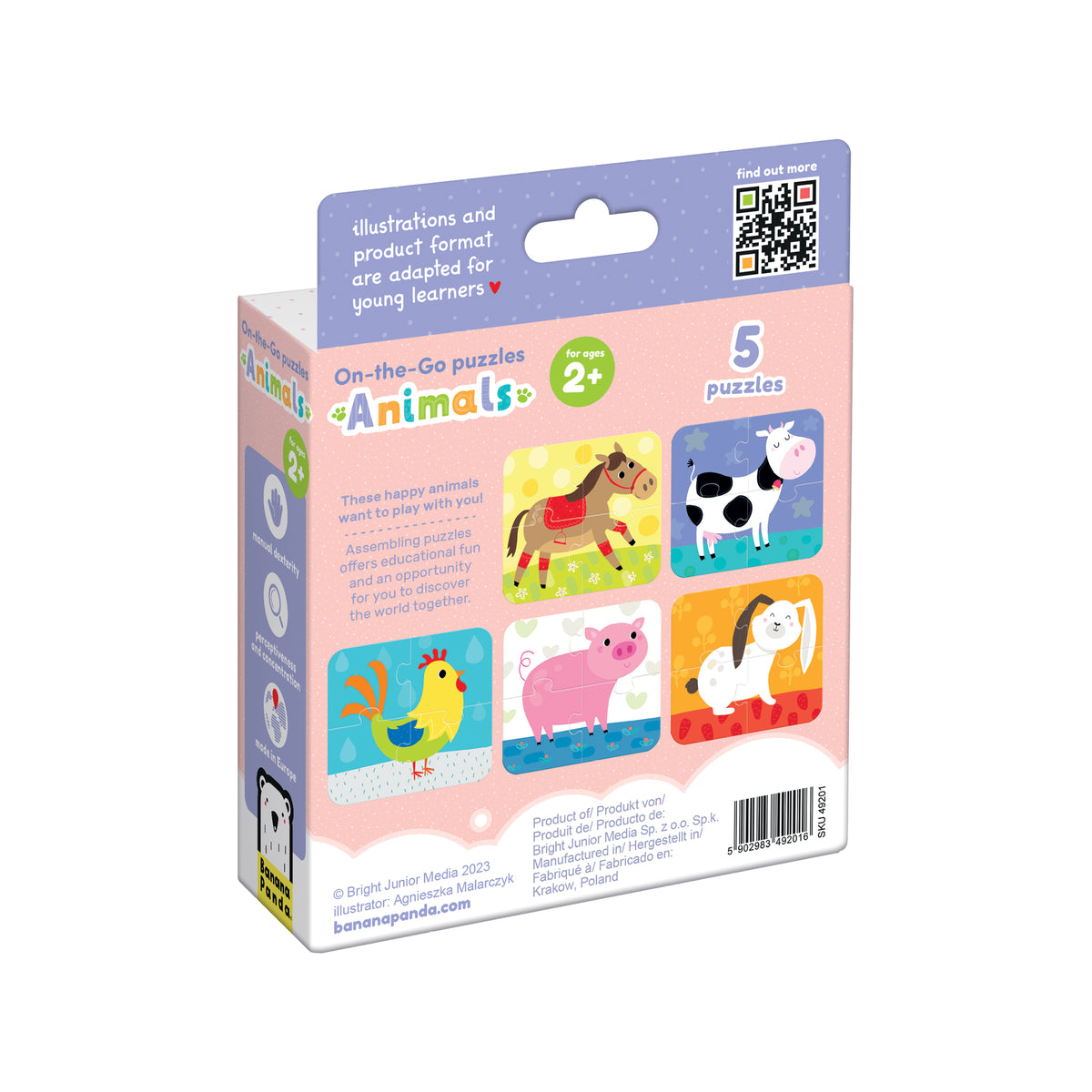Puzzle On-the-Go - Animals | Banana Panda