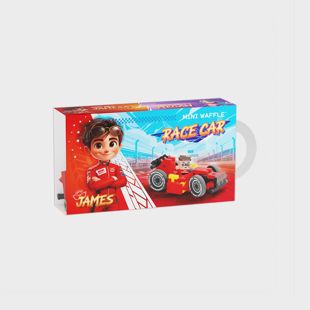 Marioinex - Mini Waffle Carro de Corrida - James