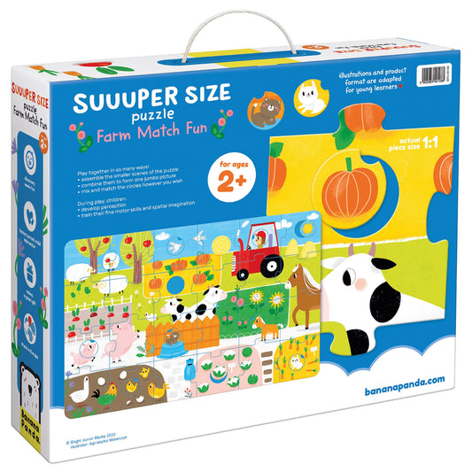 Puzzle Super Size - Encontre os Pares Quinta| Banana Panda