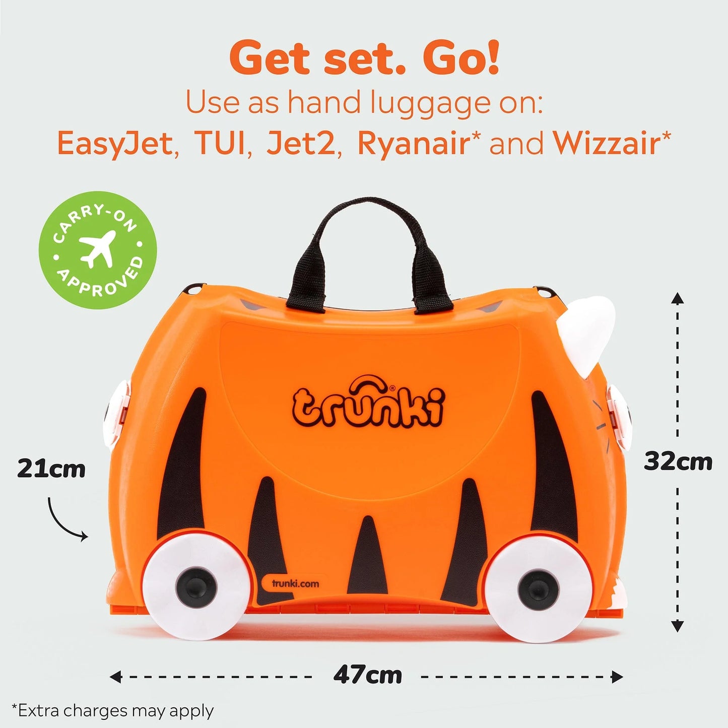 Mala de Avião - Tipu Tigre | Trunki