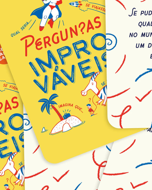 Jogo de Cartas - Perguntas Improváveis - The Happy Gang.