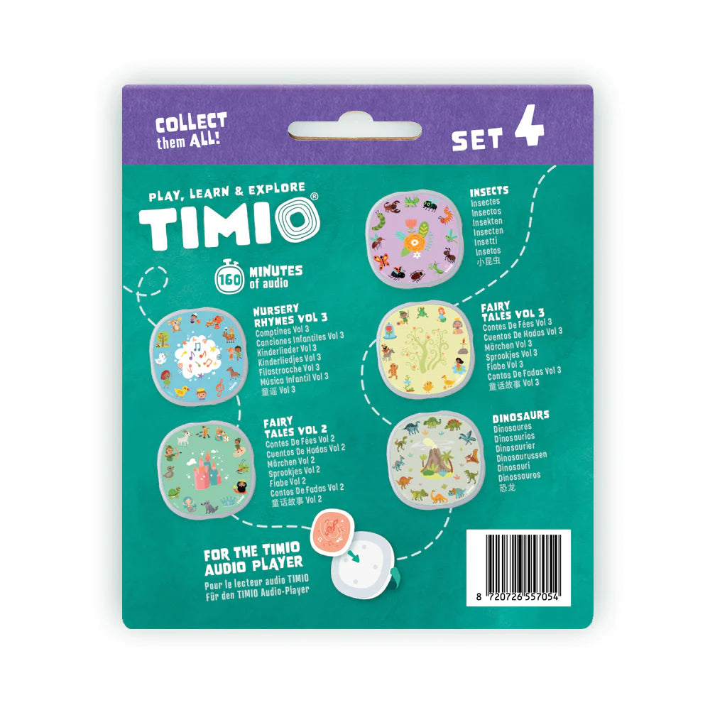 Set 4 de Discos - Timio.