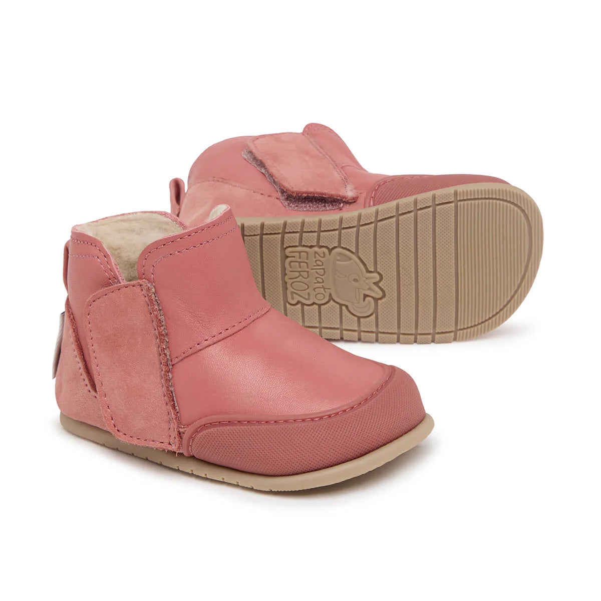 Botas Alcoy Feroz AW24 - Framboesa | Pele