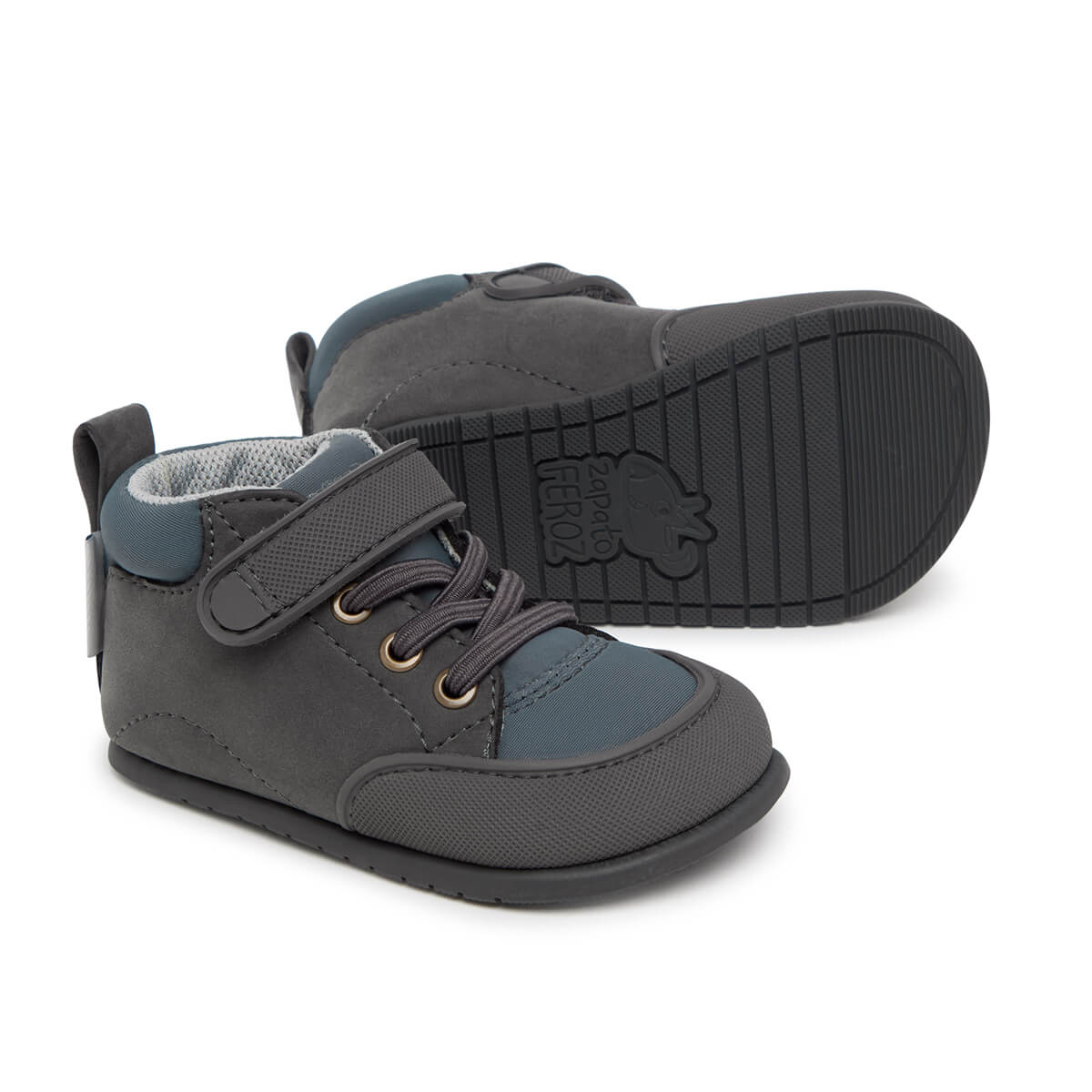 Botas Villena Feroz AW24 - Cinza | Microfibra Nobuck