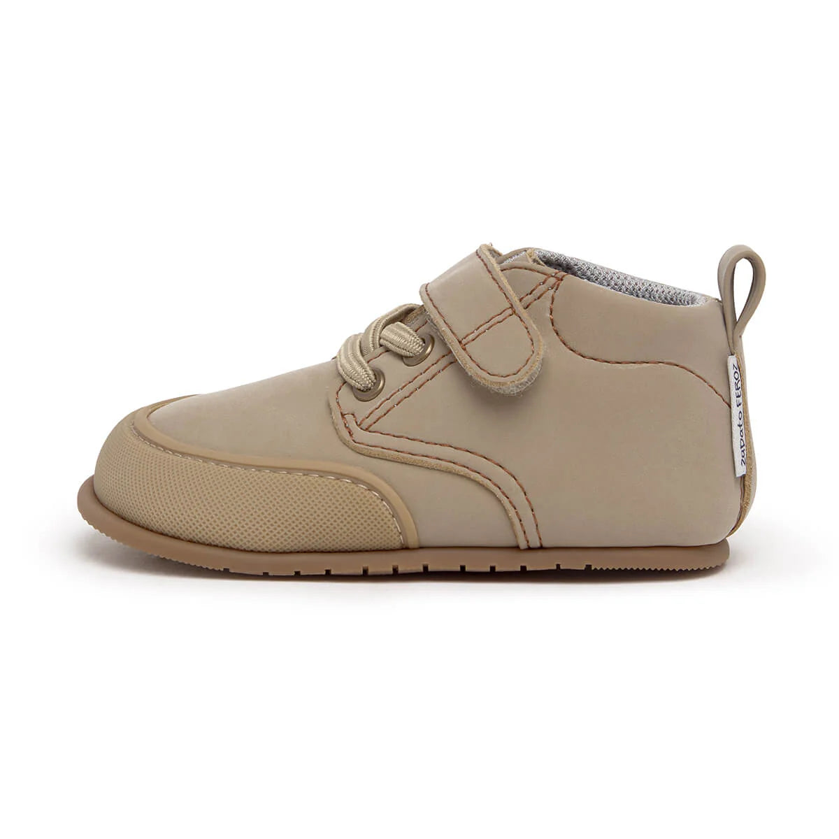 Botas Albaida Feroz AW24 - Pedra | Microfibra Nobuck