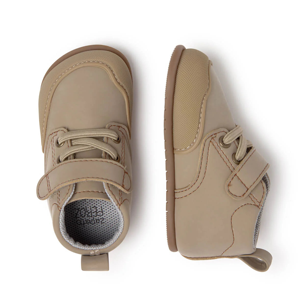 Botas Albaida Feroz AW24 - Pedra | Microfibra Nobuck