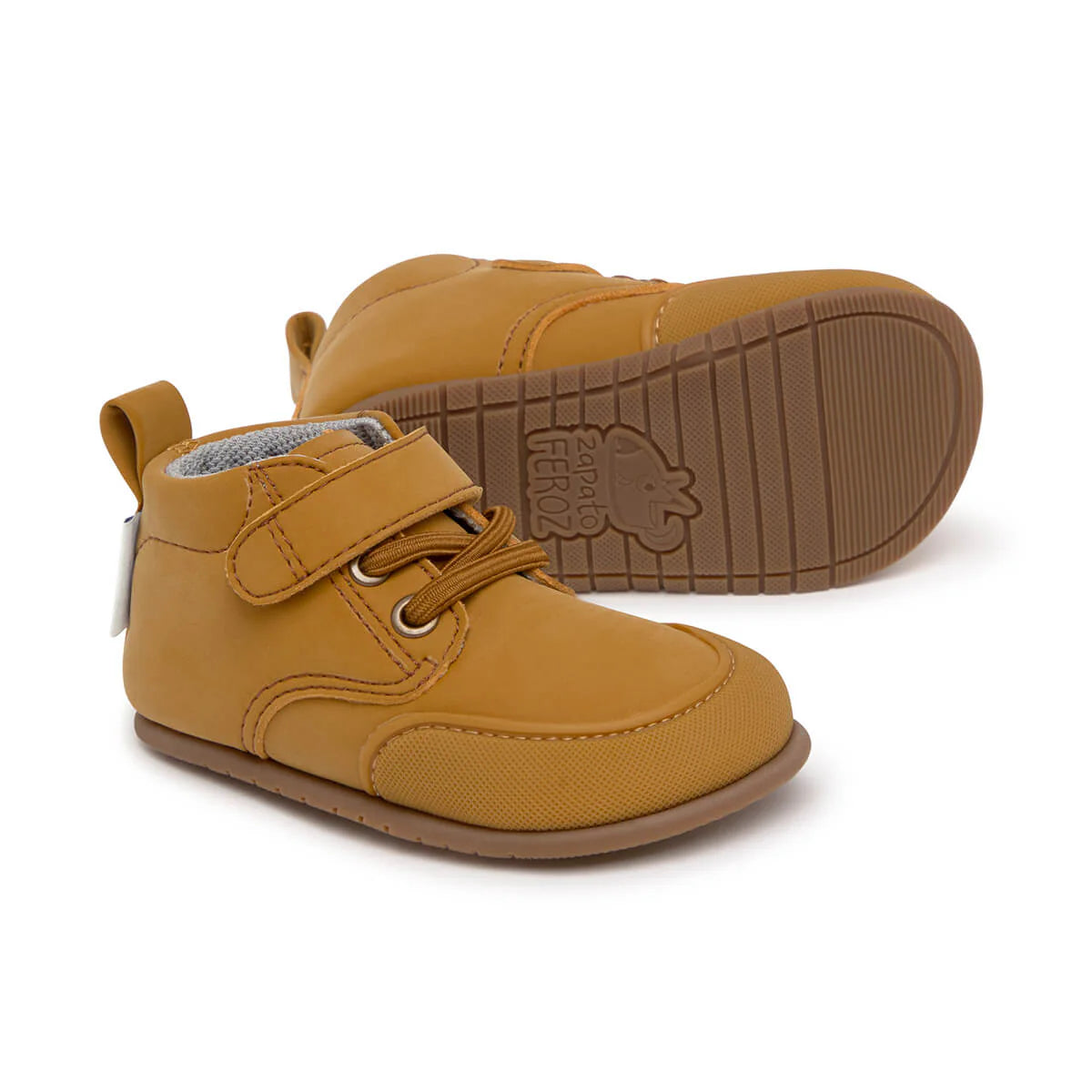 Botas Albaida Feroz AW24 - Mostarda | Microfibra Nobuck