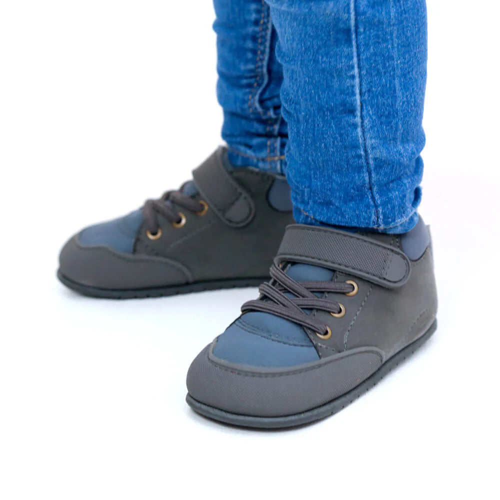 Botas Villena Feroz AW24 - Cinza | Microfibra Nobuck