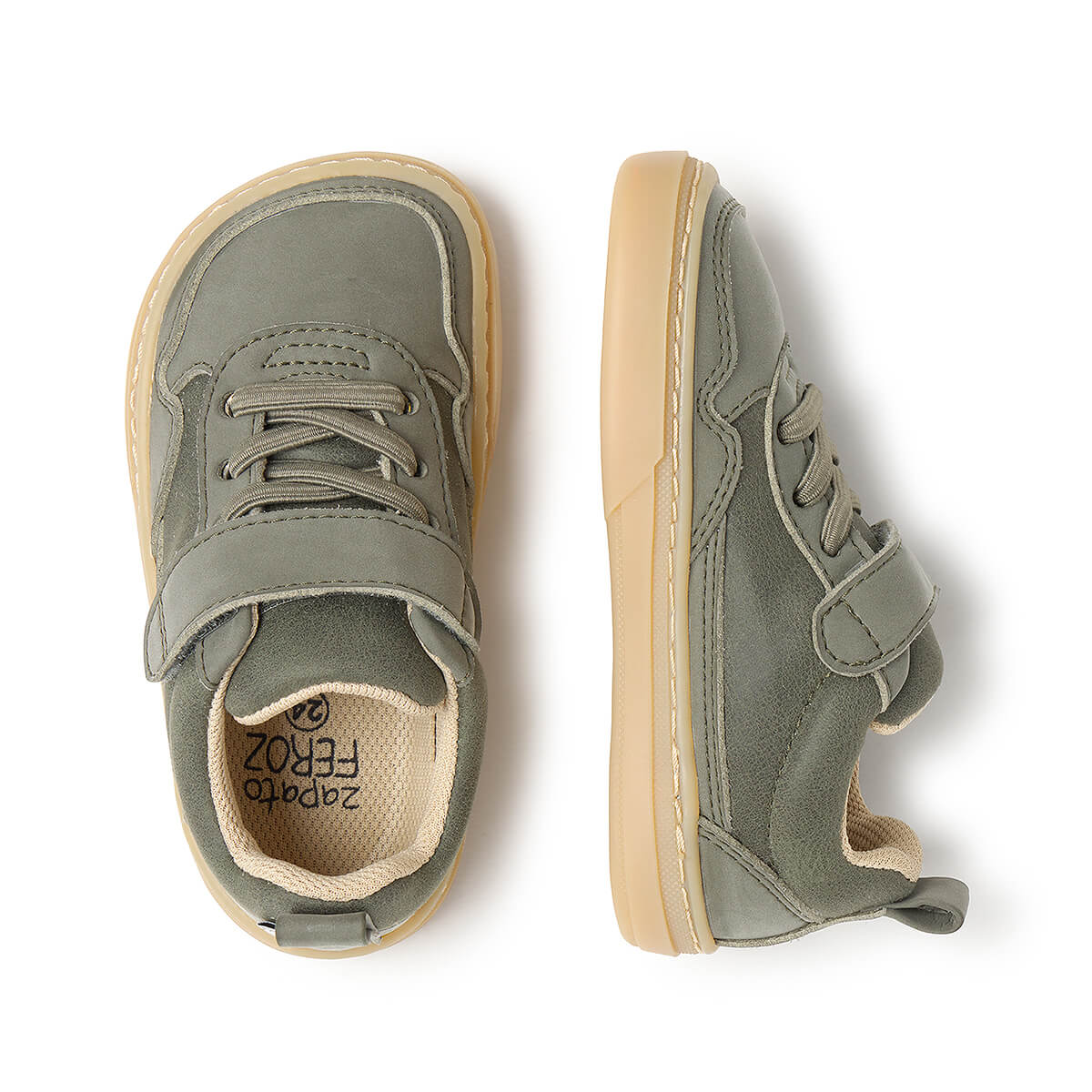Ténis Faura Rocker AW25 - Kaki | Microfibra Nobuck