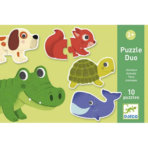Puzzle Duo - Animais | Djeco