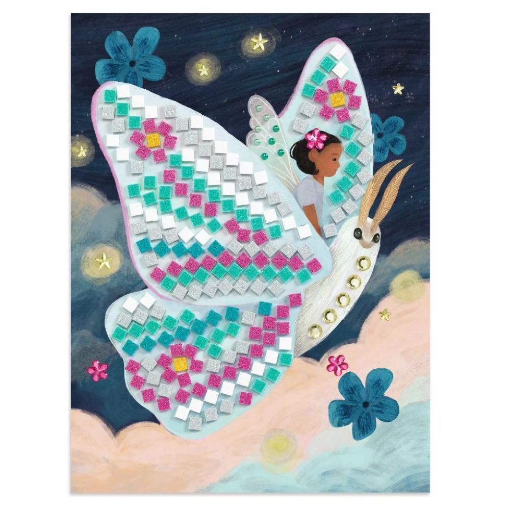 Jogo de Colagem em Mosaico - O Mundo Encantado | Djeco