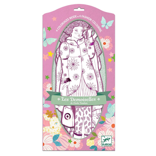 Rosemary & Friends - Silhuetas para Colorir  | Djeco