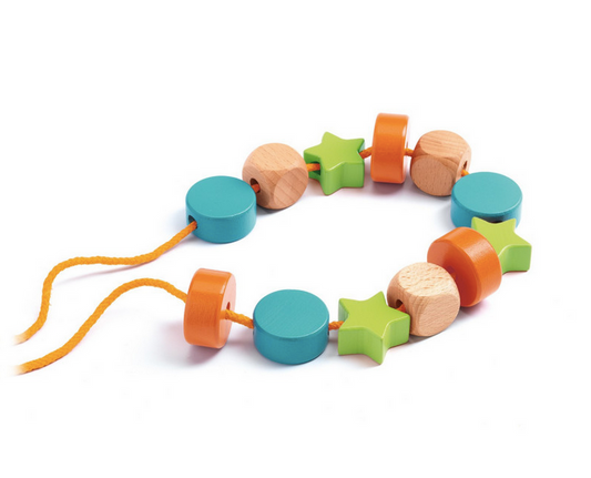 Filacor - Jogo de Contas de Madeira Formas | Djeco