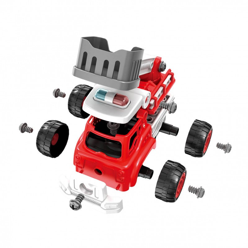 Buki - Carro Bombeiros P/ Construir Telecomandado