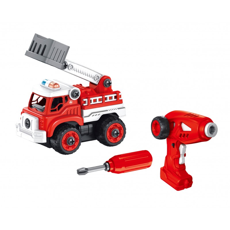Buki - Carro Bombeiros P/ Construir Telecomandado