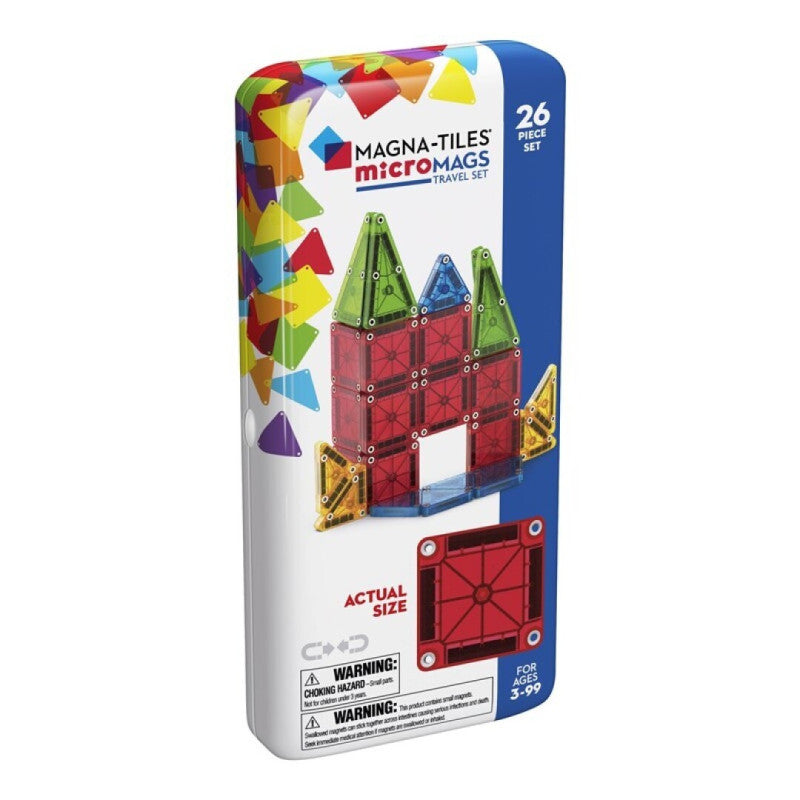Magna Tiles Micro Mags - Travel Set 26 Peças