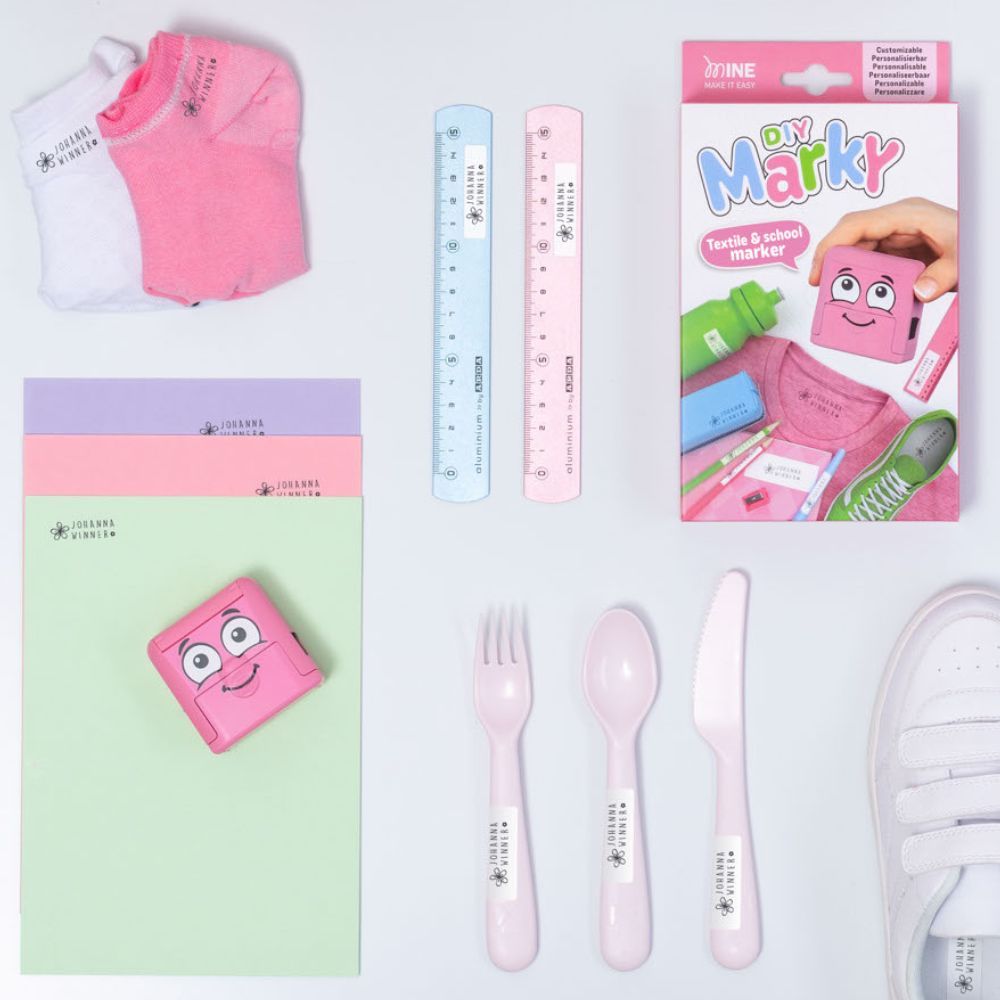 Carimbo Para Papel e Tecido DIY Rosa | Marky
