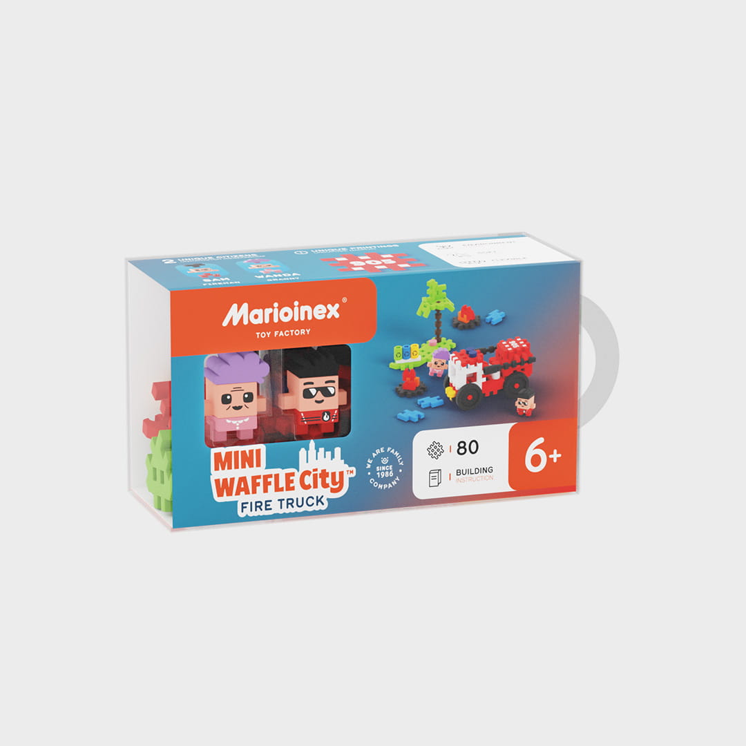 Marioinex - Mini Waffle City - Camião dos Bombeiros