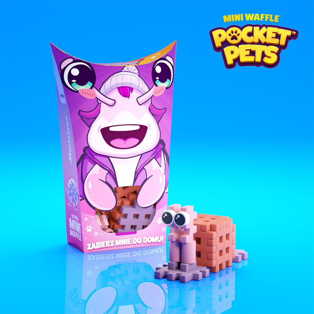 Marioinex - Mini Waffle Pocket Pet - Caracol