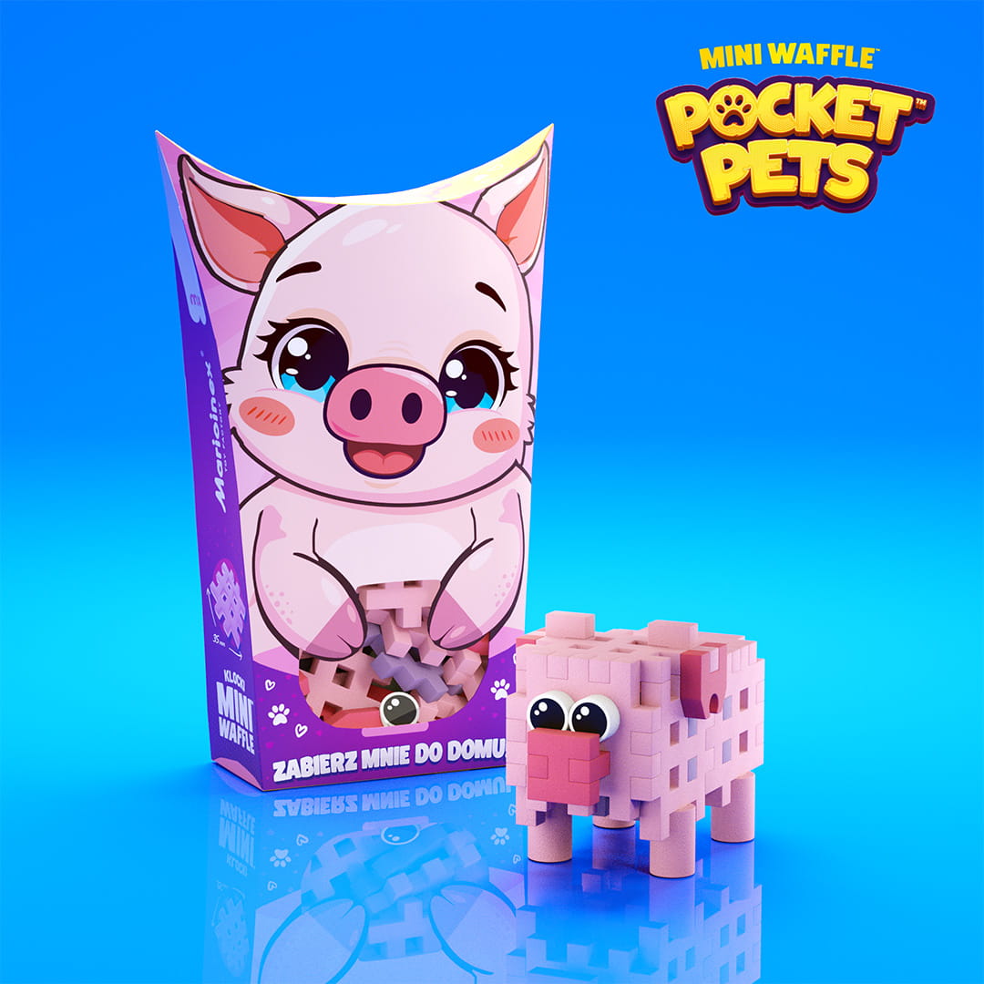 Marioinex - Mini Waffle Pocket Pet - Porco