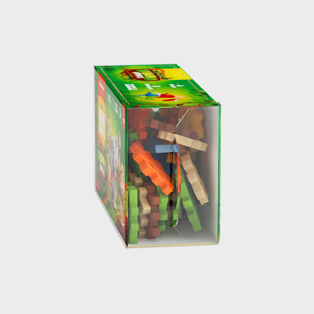 Marioinex - Mini Waffle Animais Savanna - 50 Peças