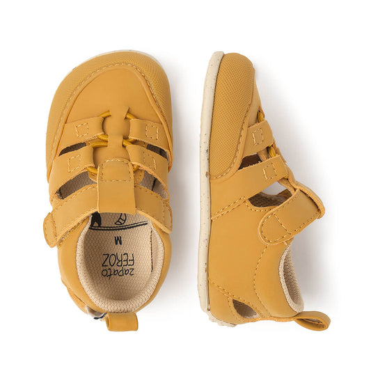 Sandálias Canet Feroz SS26 - Mostarda | Zapato Feroz.